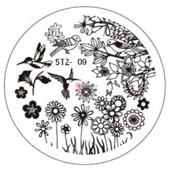 Matrita de Unghii din metal rotunda 5,6cm STZ 09